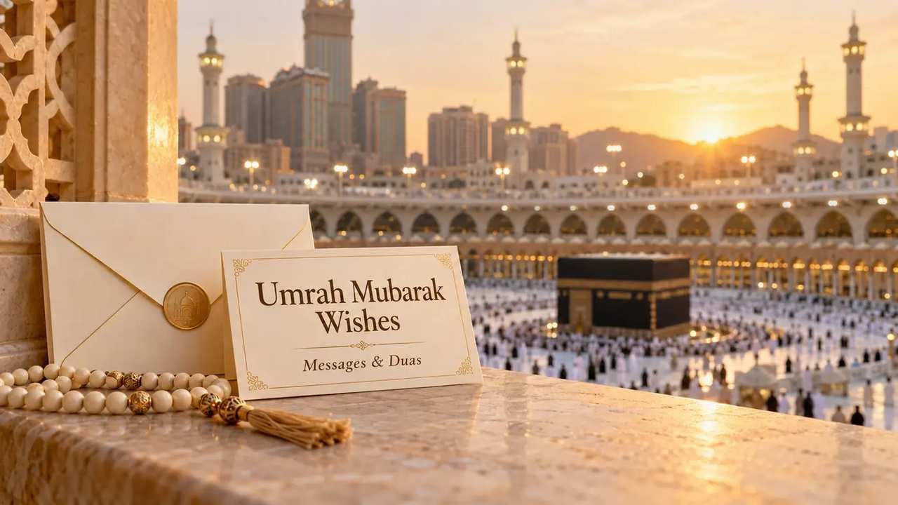 Umrah Mubarak Wishes With Hajj Umrah Guider